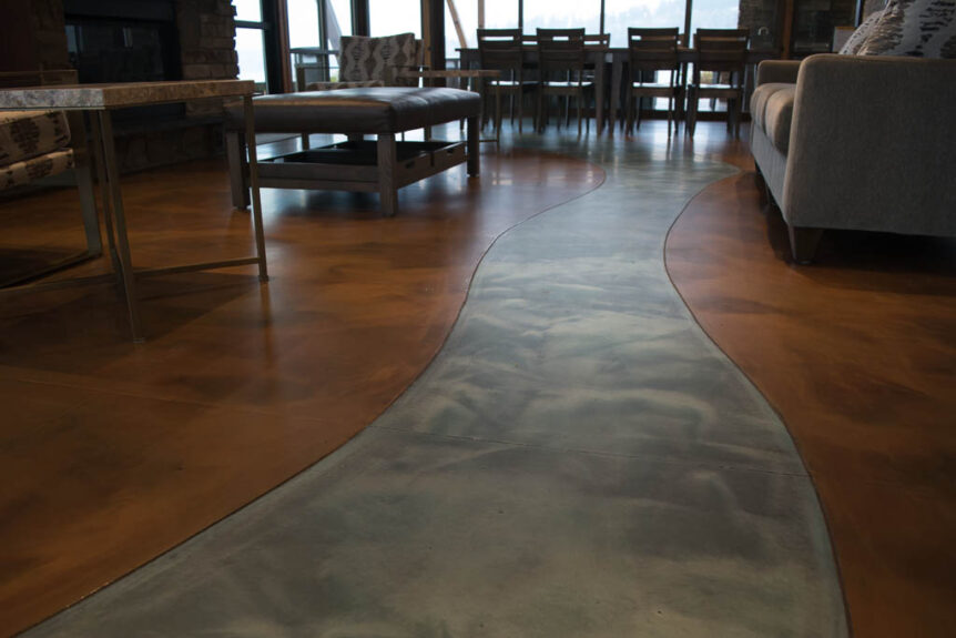 decorative polymer floor coating bellevue wa